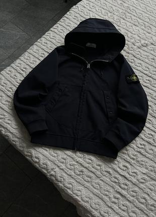 Куртка ветровка харрингтон stone island soft shell gore-tex gtx водозащитная оригинал