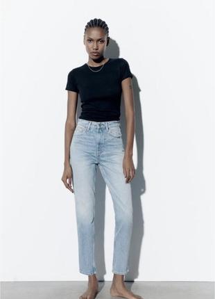 Джинси мом зара, mom jeans zara1 фото