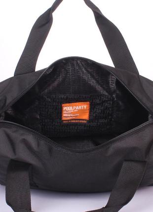 Повседневная текстильная сумка poolparty swag черная4 фото
