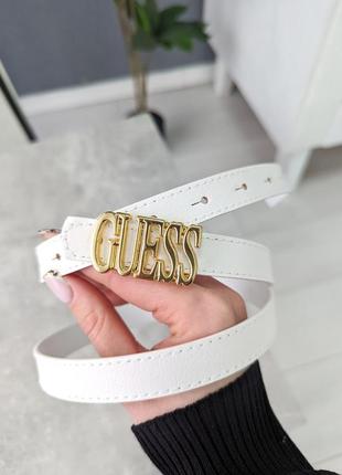 Ремень женский guess узкий&nbsp; 🖤 в асортименті6 фото