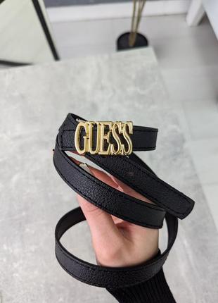 Ремень женский guess узкий&nbsp; 🖤 в асортименті3 фото