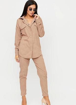 Костюм сорочка плюс штани з вельвету