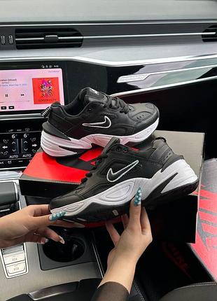 Женские кроссовки nike m2k tekno 
black white