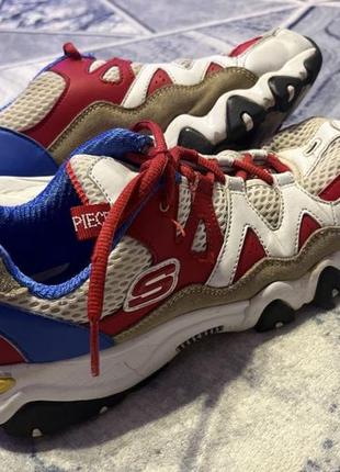 Кроссовки one peace' x skechers d’lites 2 "red" luffi