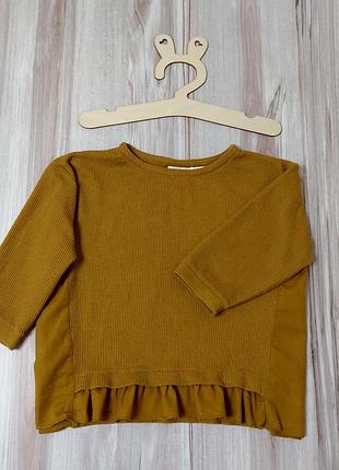 Кофта оверсайз "zara", на 18-24 месяца.