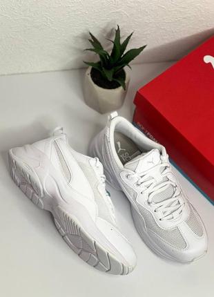 Кросівки жіночі puma cilia white розмір 39 оригінал soft foam+ optimal