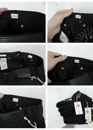 Якісні щільні джинси jack & jones rdd japanese premium selvedge black denim10 фото