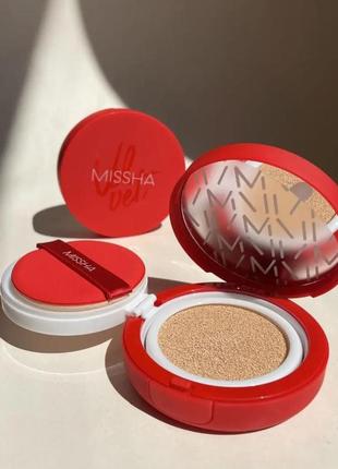 Кушон тональний крем missha velvet finish cushion4 фото