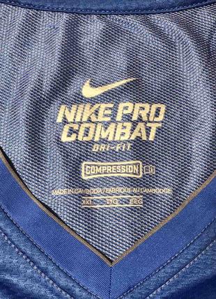 Спортивная компрессионная футболка nike pro combat p.xxl3 фото