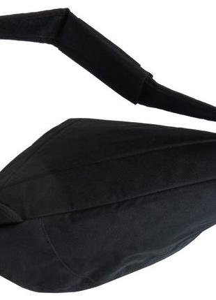 Рюкзак однолямочный на одно плечо 15 литров portfolio черный6 фото