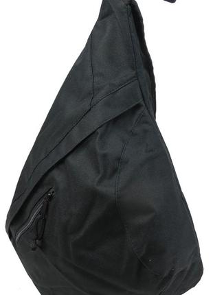 Рюкзак однолямочный на одно плечо 15 литров portfolio черный2 фото