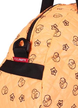 Стеганая сумка poolparty alaska оранжевая3 фото