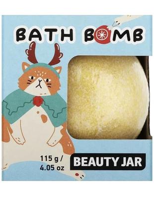 Бомбочка для ванни beauty jar christmas cat 115 г