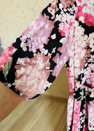 Сукня н&м плаття платье чарівна святкова квіти сарафан3 фото