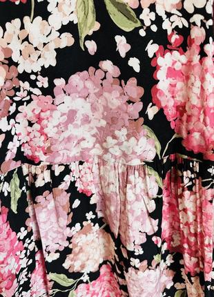Сукня н&м плаття платье чарівна святкова квіти сарафан2 фото