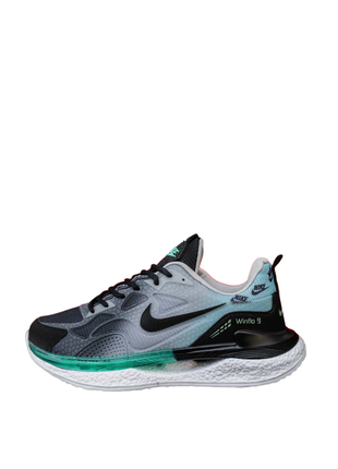 Nike air winflo 9 moon haze grey turquoise.