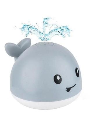 Іграшка для ванної кит mini дитячий фонтанчик для купання з підсвічуванням1 фото