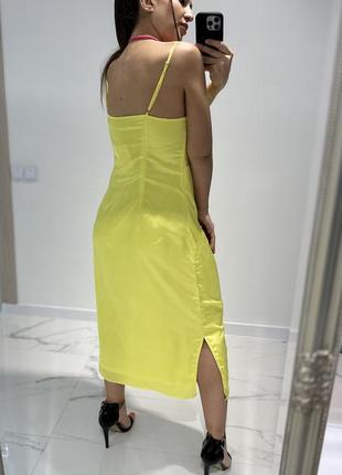 Платье в лимонном цвете 🔥7 фото