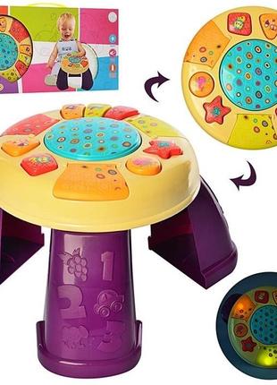 Игровой интерактивный музыкальный развивающий столик