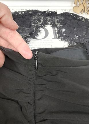 Брендовое милое нарядное платье с плотным гипюром scarlett niti8 фото