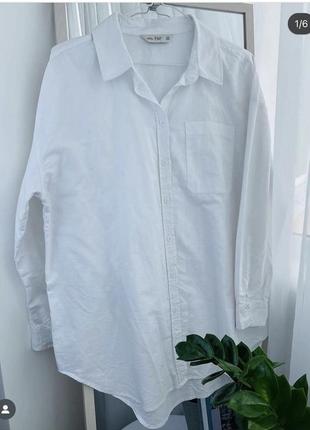 Европа🇪🇺f&amp;f. фирменная рубашка современного фасона, оверсайз1 фото