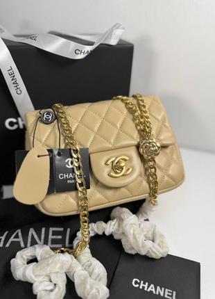 Сумка женская chanel высокое качество ст. 92088 • один отдел • материал: кожа