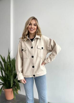 Кашемировый пиджак на пуговицах с карманами, женский пиджак из кашемира на весну, рубашка кашемировая