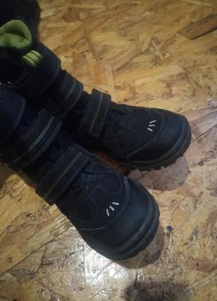 Кожаные замшевые ботинки ботинки на мембрами не промокаемые superfit gore-tex5 фото
