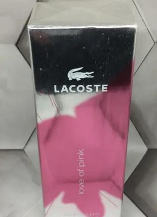 Lacoste love of pink (лакост лавовый оф пенк)