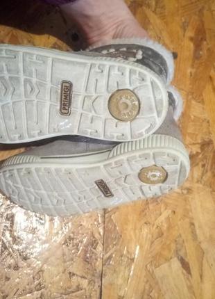 Кожаные замшевые ботинки ботинки на мембрами не промокаемые primigi gore-tex7 фото