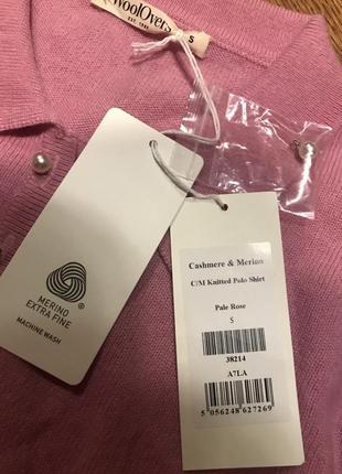Розовый свитер ( шерсть, кашемир), р. s/36-:385 фото