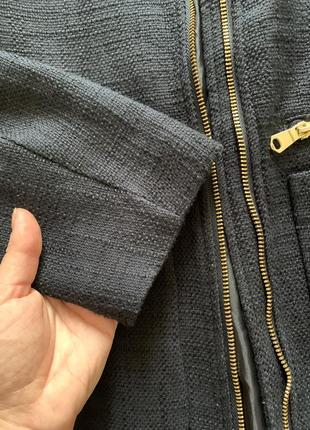 Твидовый удлиненный жакет пиджак3 фото
