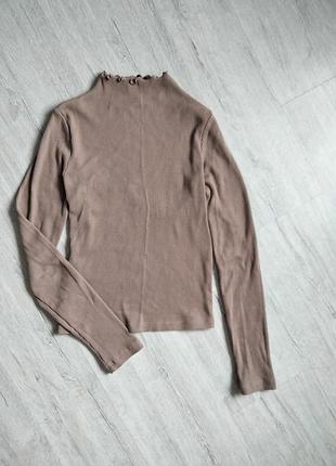 Реглан лонгслів в рубчик