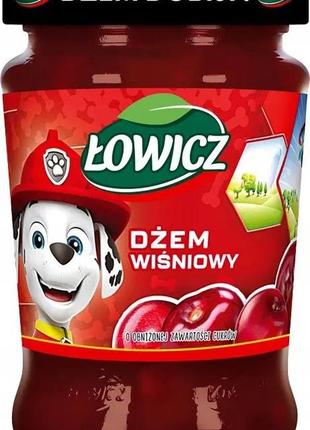 Джем персиковый, вишневый, клубничный lowicz 260 г польща