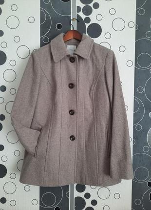 Винтажное шерстяное пальто винтаж croft&barrow1 фото