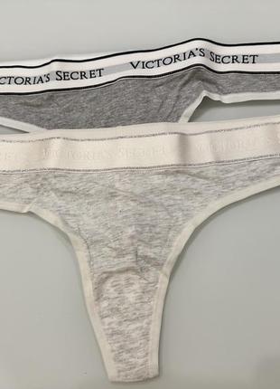 Трусики стрінги хлопкові victoria's secret