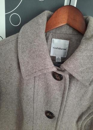 Винтажное шерстяное пальто винтаж croft&barrow3 фото