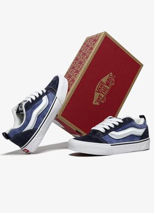 Чоловічі кросівки vans knu-skool 'navy white'