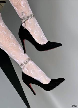 Элегантные туфли на завязках женские экозамша9 фото
