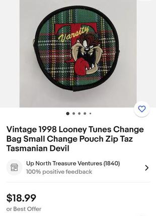 Вінтажний гаманець 1998 looney tunes, оригінал