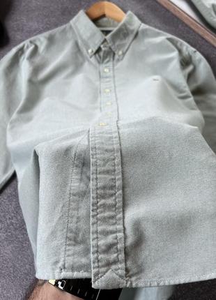 Чоловіча бірюзова сорочка з довгим рукавом polo ralph lauren оригінал розмір l7 фото