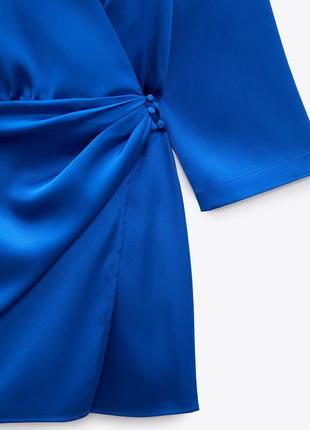 Неймовірна синя сукня zara4 фото