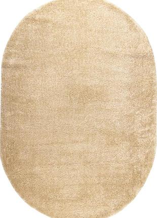 Ковер с длинным ворсом karat fantasy 12500/80 2.00x3.00 м овальный кремовый
