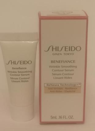 Моделирующая сыворотка, разглаживающая морщины shiseido benefiance wrinkle smoothing contour serum