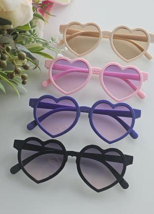 Дитячі окуляри, окуляри серця, окуляри для дівчинки1 фото