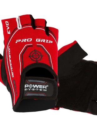 Перчатки для фитнеса тренировочные спортивные power system ps-2250e pro grip evo red l dm-11