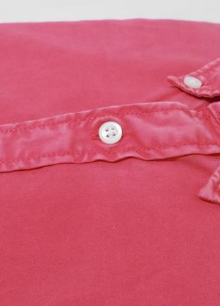 Новая рубашка малиновая мытая (garment dyed) 'tommy hilfiger' 48-50р2 фото