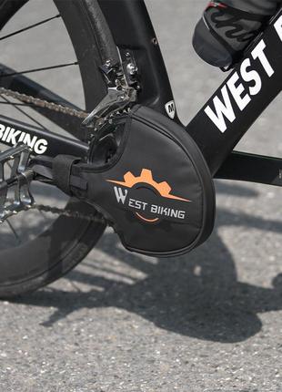 Чохол для великої зірки велосипеда west biking yp0719289 black dm-114 фото