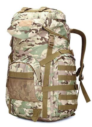 Рюкзак тактичний aokali outdoor a51 50l (camouflage cp) камуфляжний армійський водонепроникний td_54