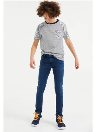 Крутые джинсы подростку stretch skinny fit от primark. рост 170 (14-15 лет)